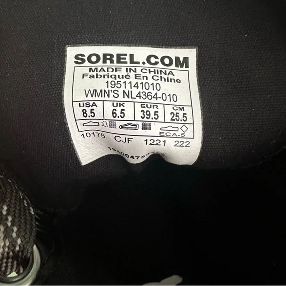 Sorel Joan of Arctic Waterproof Wedge III Lexie Lace-Up Bootie Sz 8.5 - Picture 6 of 6